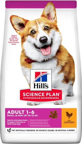 Hill's Science Plan Adult 1-6 Small & Mini with Chicken