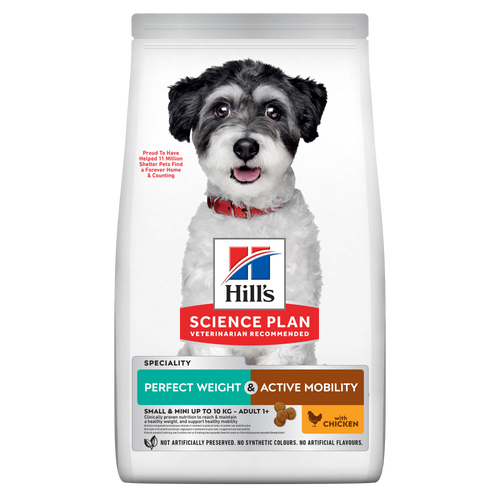 Perfect Weight & Active Mobility Small & Mini Dry Dog Food Chicken