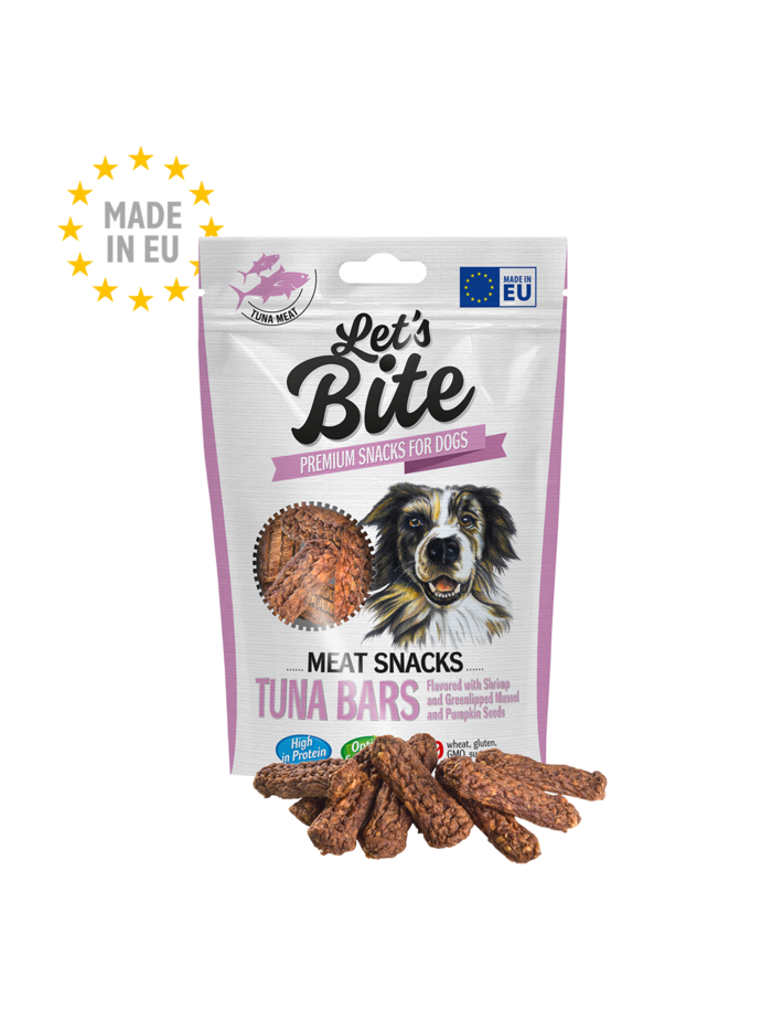 Let’s Bite Meat Snacks. Tuna Bars with Shrimp & Pumpkin See…