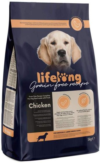 Lifelong Dry Adult Grain Free For Medium and Large Breeds