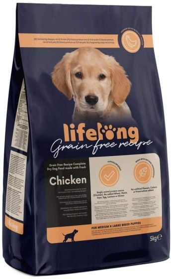 Lifelong Dry Puppy Grain Free For Medium and Large Breeds