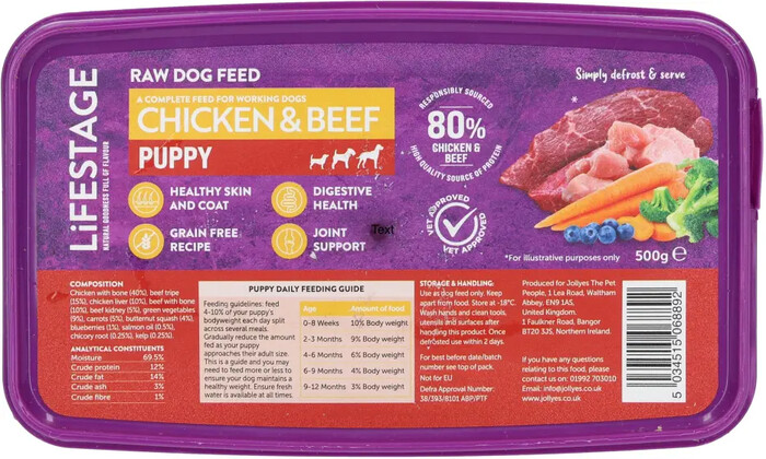 Lifestage Grain Free Raw Puppy