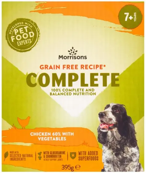 Morrisons Grain Free Complete Senior Trays