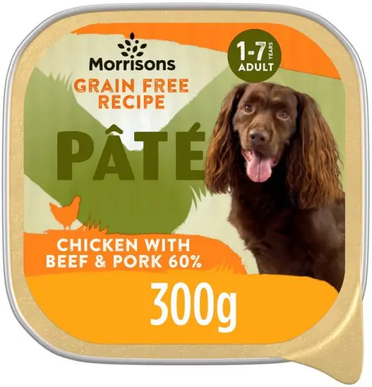 Morrisons Grain Free Pate Trays