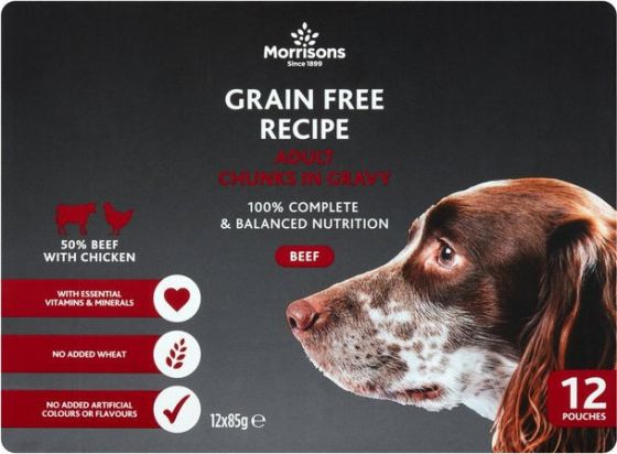 Morrisons Grain Free Recipe Chunks in Jelly