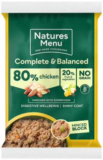 Natures Menu Complete & Balanced 80/20 Minced Block