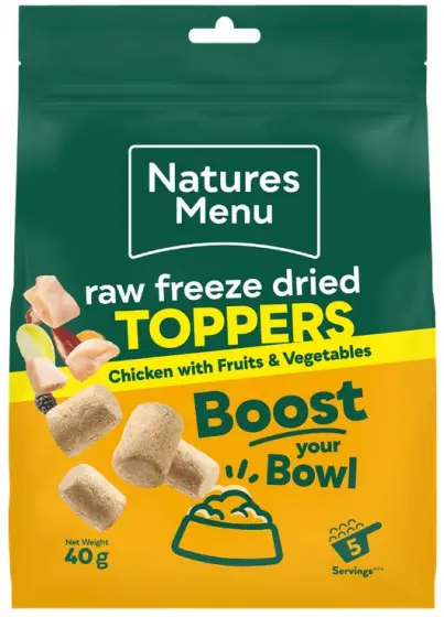 Natures Menu Raw Freeze Dried Toppers