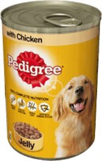 Pedigree Tins with Jelly