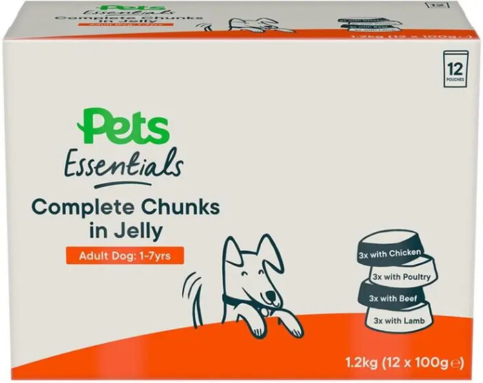 Pets at Home Essentials Complete Chunks in Jelly
