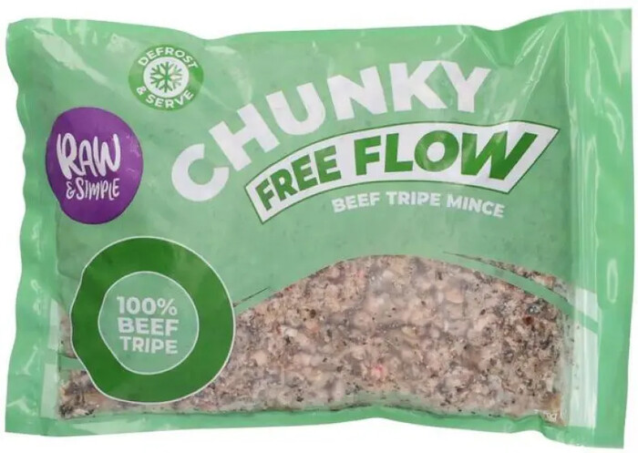 Raw & Simple Chunky Free Flow 100% Tripe