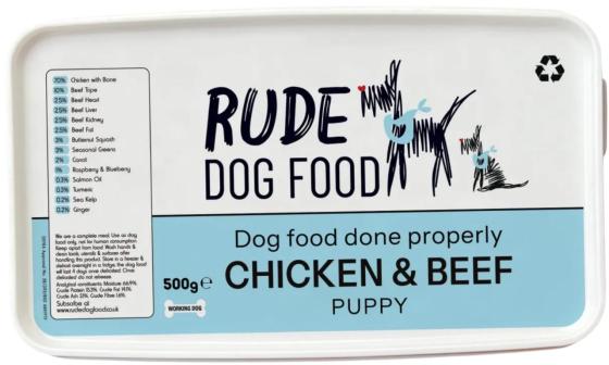 Rude Dog Food Puppy