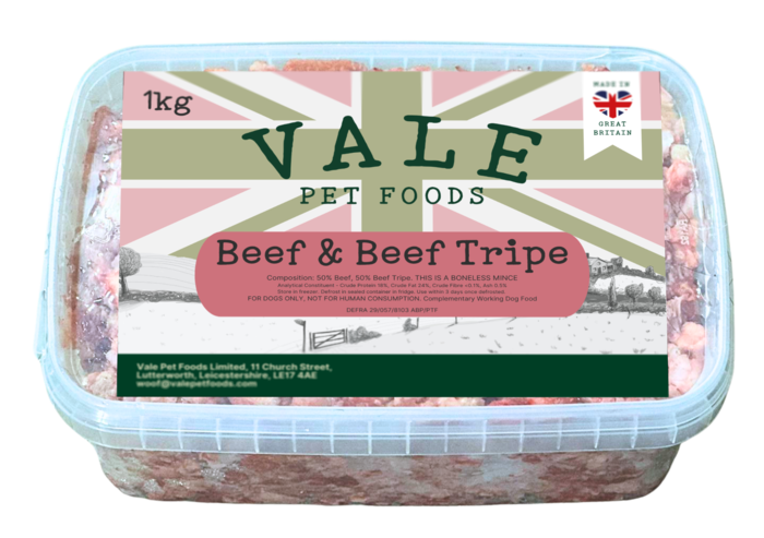 Vale Beef & Tripe Raw