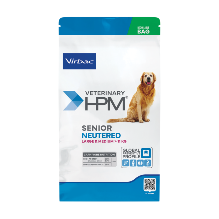 Virbac Veterinary HPM Senior Neutered Dog Large & Medium