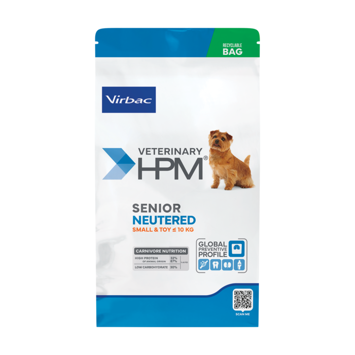 Virbac Veterinary HPM Senior Neutered Dog Small & Toy