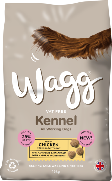 Wagg Kennel Dog Food with Chicken, Veg & Gravy