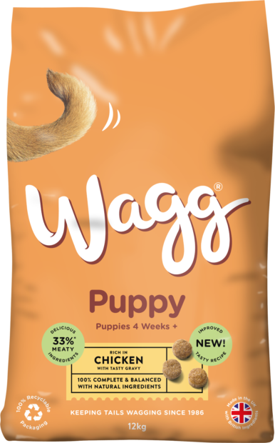 Wagg Complete Puppy Food with Chicken & Gravy