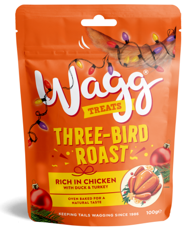 Wagg Three Bird Roast Dog Treats with Chicken, Duck & Turkey