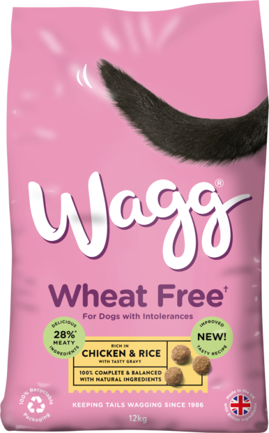 Wagg Wheat Free Dog Food with Chicken, Rice & Gravy