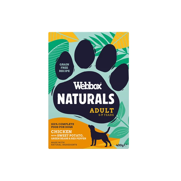 Webbox Naturals Adult Chicken with Sweet Potato, Green Beans and Red Pepper