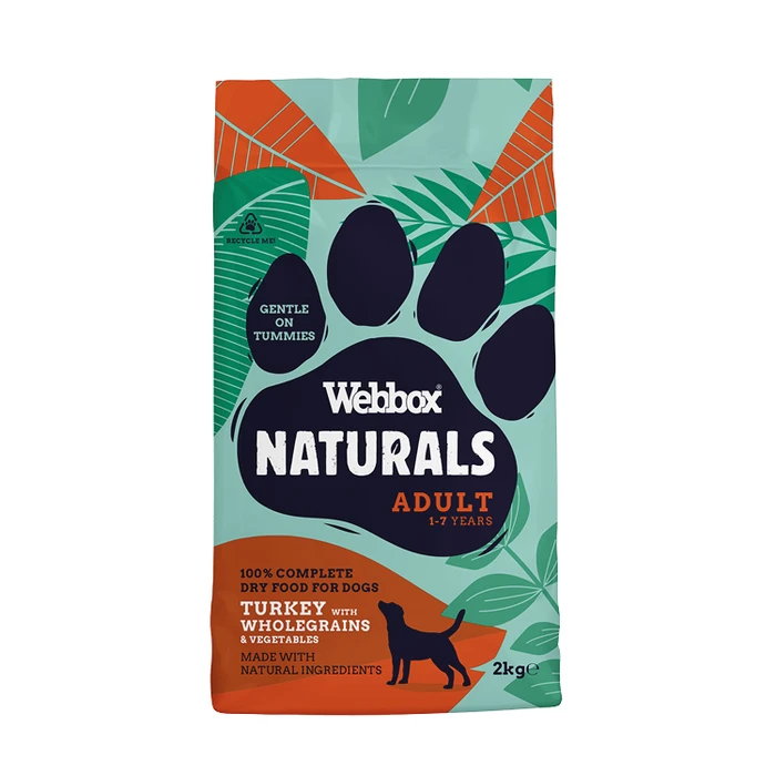 Webbox Naturals Adult Turkey and Rice Complete Dry Dog Food