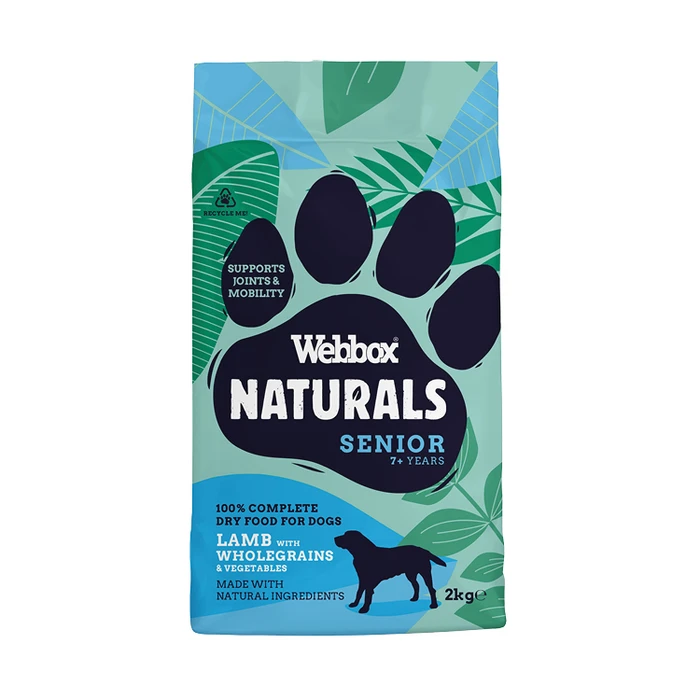 Webbox Naturals Senior Lamb with Wholegrains Dry Dog Food