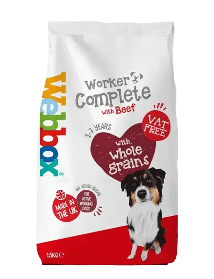 Webbox Working Dog Beef Complete Dry Dog Food