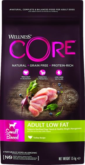 Wellness Core Adult Low Fat Small Breed