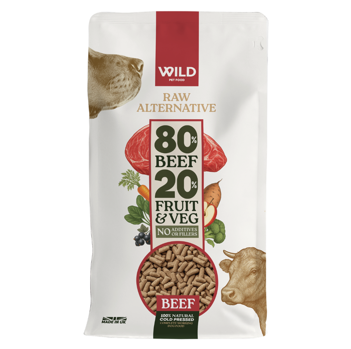 Wild Pet Food Beef 80:20 Cold-Pressed