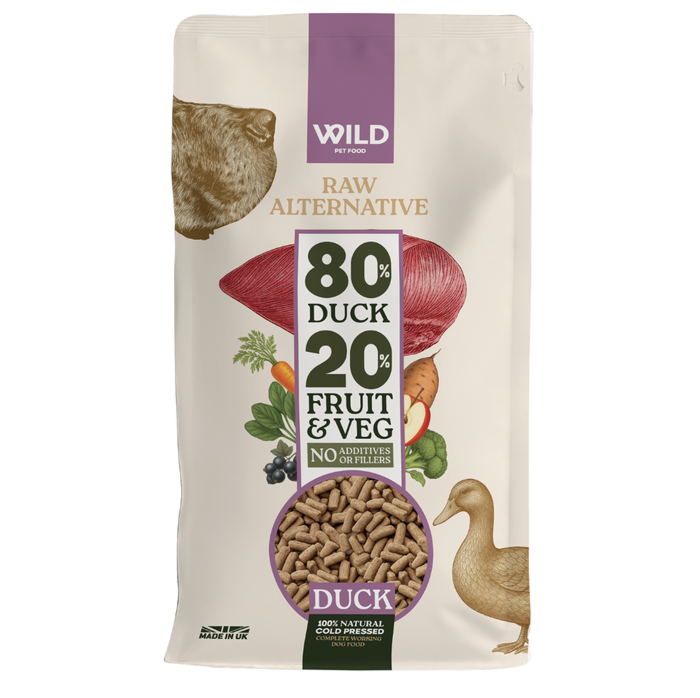 Wild Pet Food Duck 80:20 Cold-Pressed