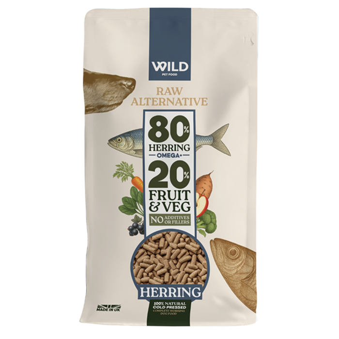 Wild Pet Food Herring Omega+ 80:20 Cold-Pressed