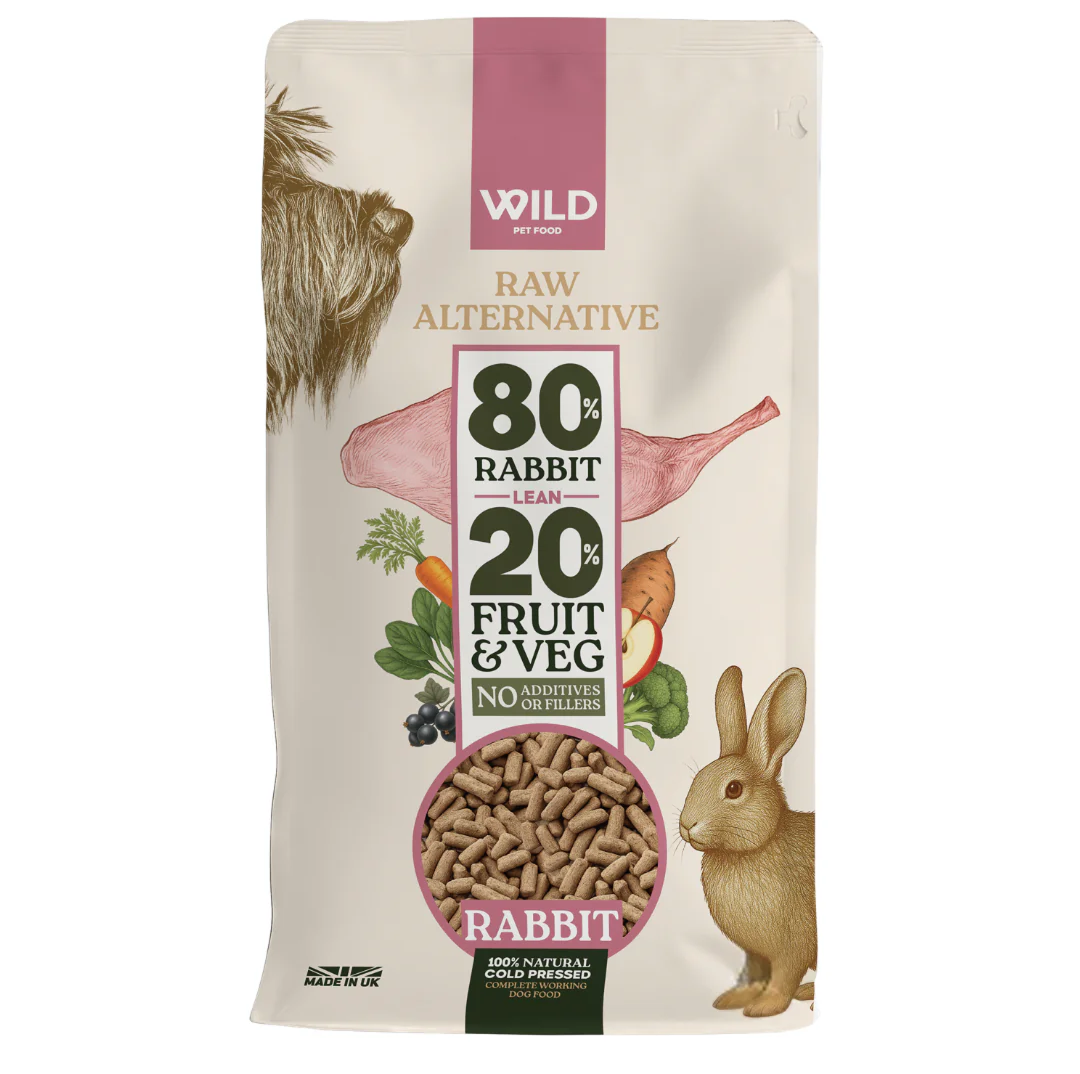 Wild Pet Food Rabbit Lean 80:20 Cold-Pressed
