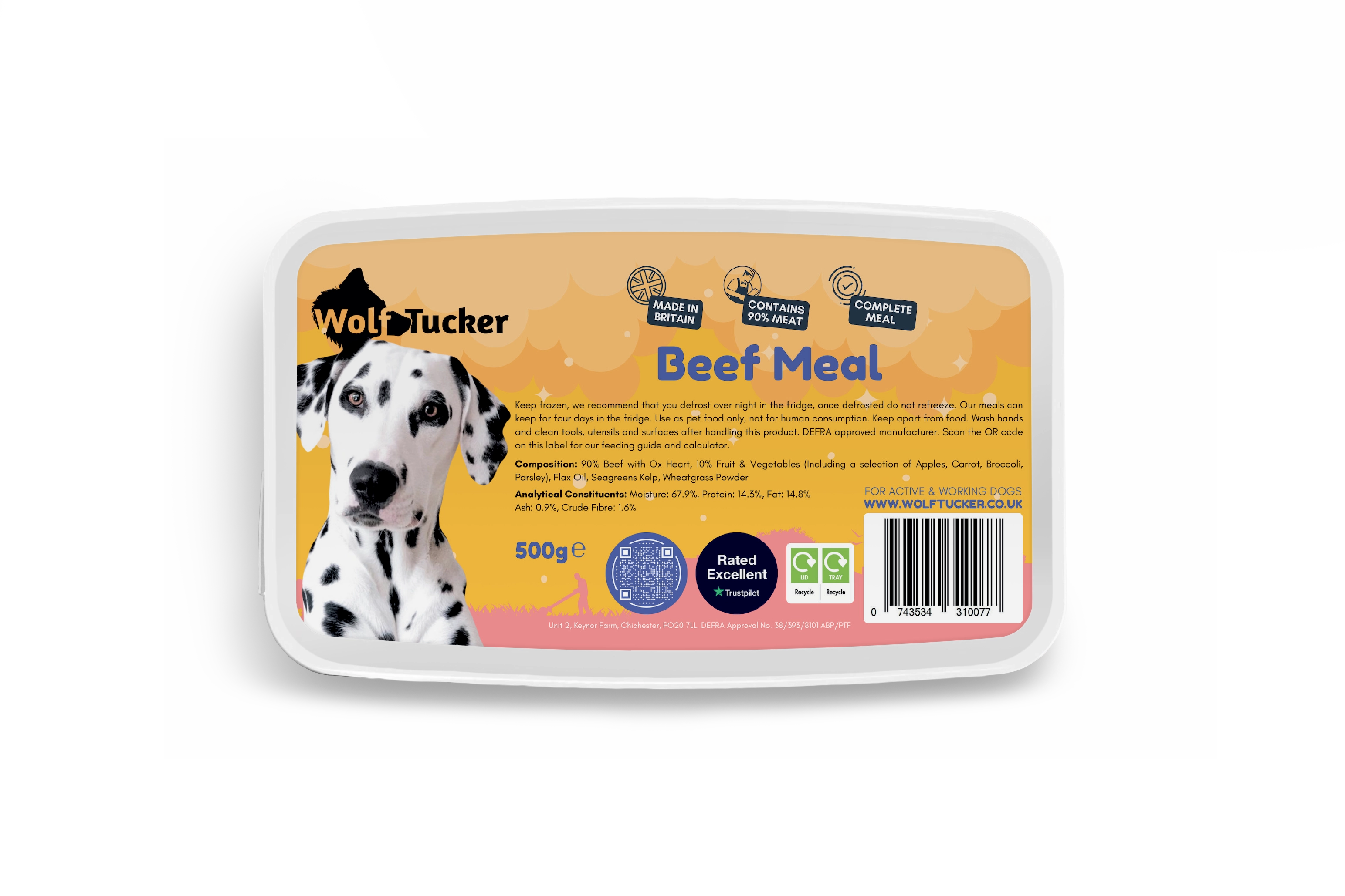 Wolf Tucker Beef Meal