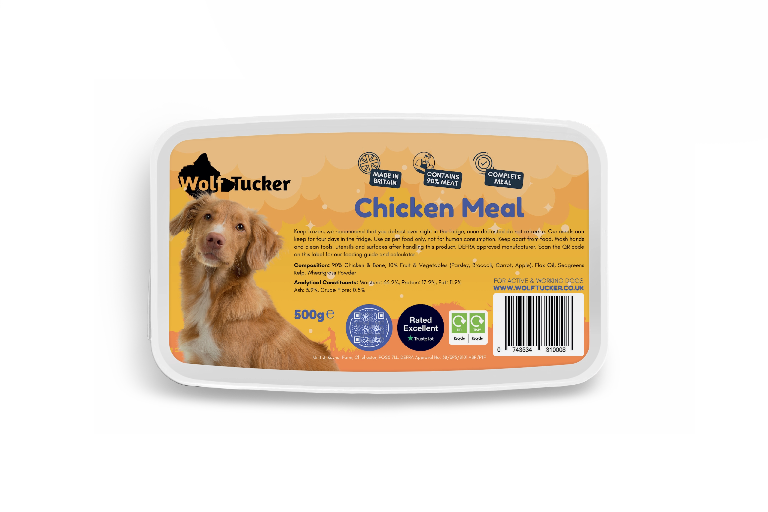 Wolf Tucker Chicken Meal