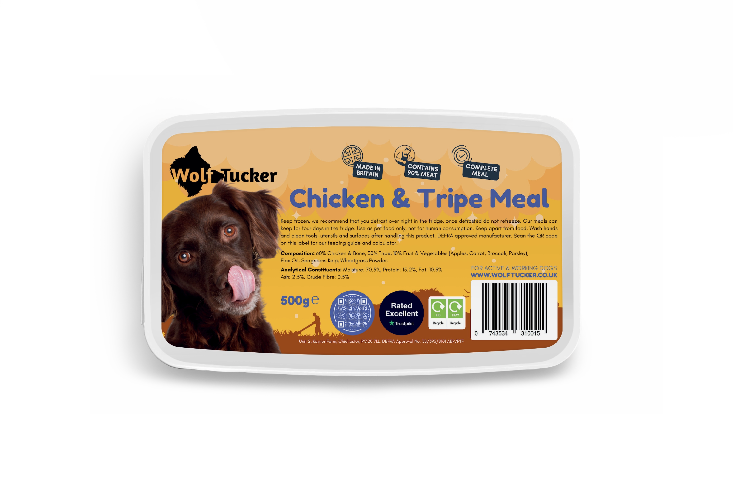 Wolf Tucker Chicken & Tripe Meal