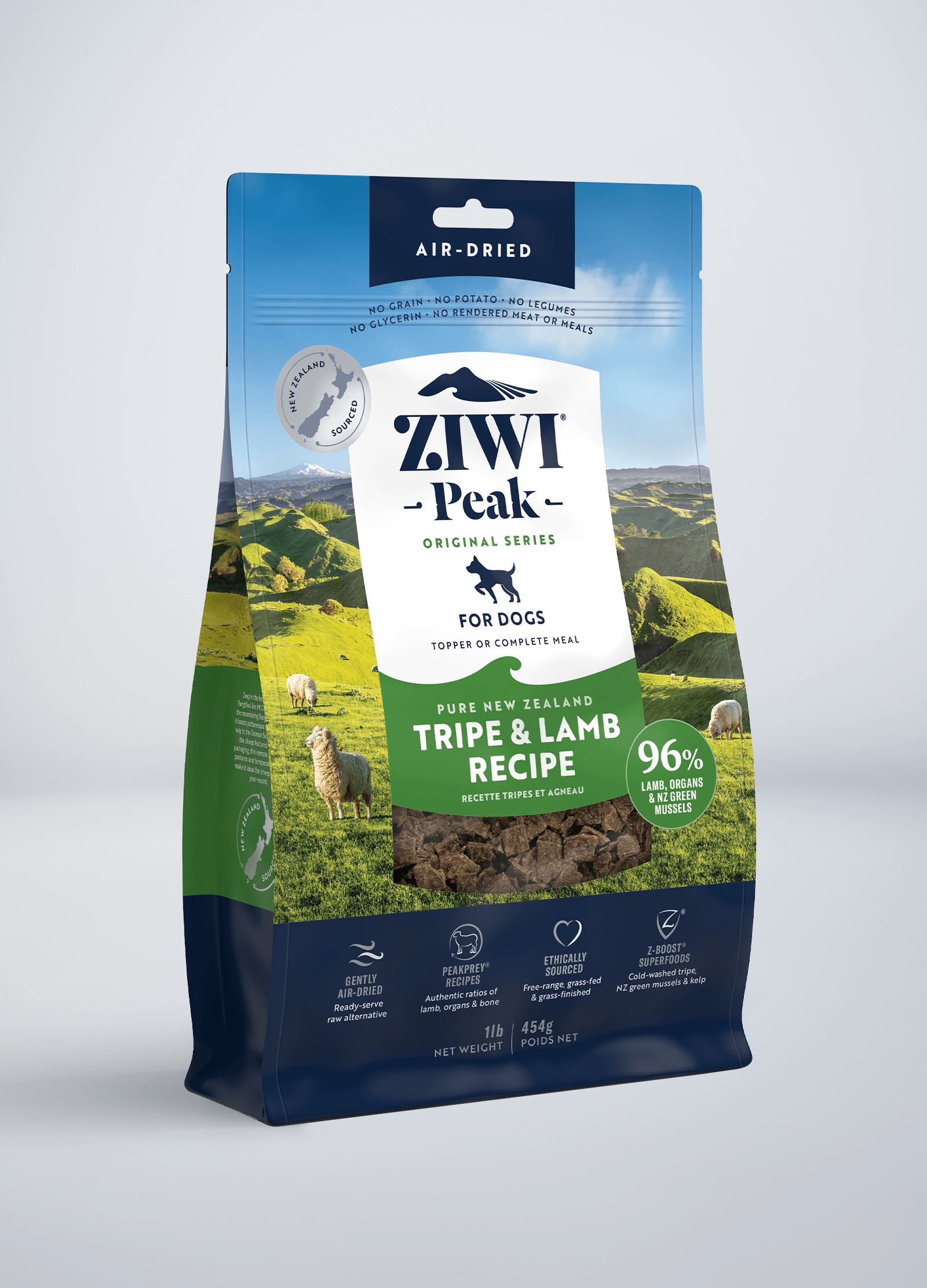 Ziwi Peak Original Air-Dried Tripe & Lamb Recipe
